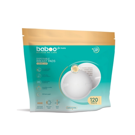 Disposable bra pads, 120 pcs, Baboo
