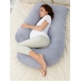 U Shaped Fabric Pregnancy Pillow, Momcozy