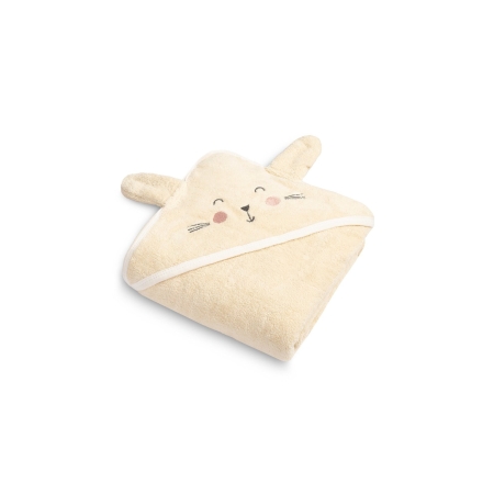 Terry cotton towel 90x90, Sensillo (Ecru bunny)