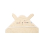 Terry cotton towel 90x90, Sensillo (Ecru bunny)