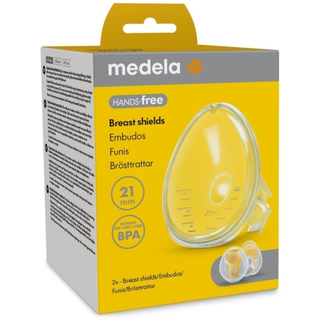 Medela - hands free breast covers, 2 pcs. 21 mm
