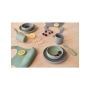 Children's Dinner Set Silicone - Storm Grey - 4 Pack, Jollein