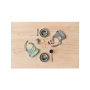 Children's Dinner Set Silicone - Storm Grey - 4 Pack, Jollein