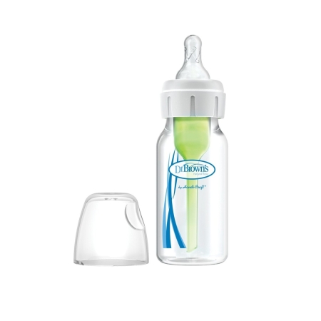 Anti-colic bottle Options+, 120 ml., 0m+ preemie flow, Dr. Brown's