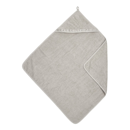 Bathcape basic terry 80x80, by Meyco Baby (Ruffle greige)