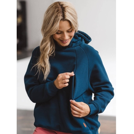 Bluza ciążowa i do karmienia Motherhood oversize (poseidon)