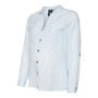 Shirt-type blouse for pregnant and nursing mothers VMMBUMPLY, Vero Moda (White/blue)