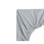 Bamboo crib sheet SILLO 90x40cm Grey