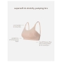 Nursing bra seamless pumping Mae Sensil® Breeze - Moonlight