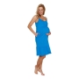 Maternity breastfeeding nightdress, DN 7244 Ocean blue