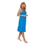 Maternity breastfeeding nightdress, DN 7244 Ocean blue