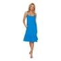 Maternity breastfeeding nightdress, DN 7244 Ocean blue