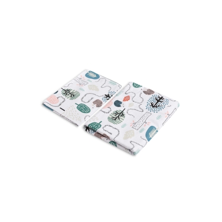 Pościel 2-el. jeże szmaragdowy 100x135, Sensillo