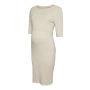 Maternity and nursing dress MLNEWSIV 2/4 sleeves, Mamalicious (Sand)