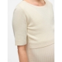 Maternity and nursing dress MLNEWSIV 2/4 sleeves, Mamalicious (Sand)