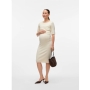 Maternity and nursing dress MLNEWSIV 2/4 sleeves, Mamalicious (Sand)