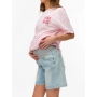 MLOSLO maternity shorts, Mamalicious light blue