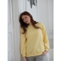 Bluza ciążowa i do karmienia oversize Milk It Easy (żółty)