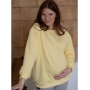 Bluza ciążowa i do karmienia oversize Milk It Easy (żółty)