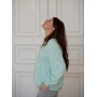 Bluza ciążowa i do karmienia oversize Milk It Easy (mięta)