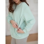 Bluza ciążowa i do karmienia oversize Milk It Easy (mięta)