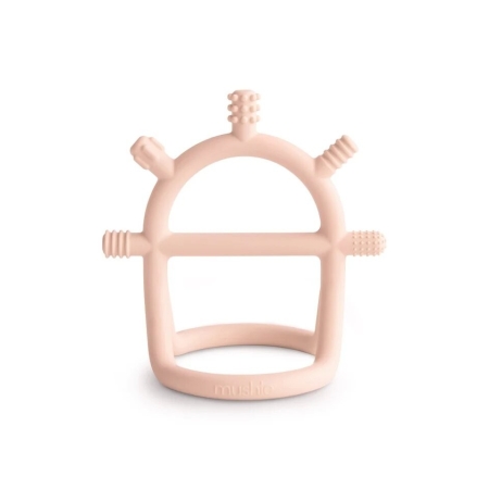Sensory chewer NO-DROP, 3 months+, Mushie (Blush)
