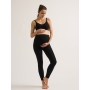 Seamless leggings ZOE, Cache Coeur (Black)