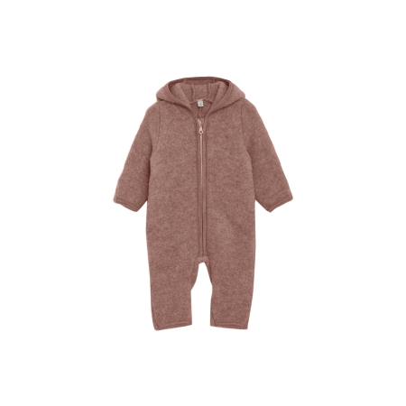 Merino wool jumpsuit with hood CeLaVi (Pink)