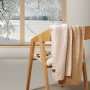 Merino vilnos pledas tamsiai kreminis 1648/02 baby Ono