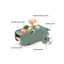 Done by Deer Wooden Hammer Toy Croco Green 12 months+