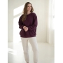 Milk it easy maternity sweater, FM (bordo/mauve wine)