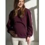 Milk it easy maternity sweater, FM (bordo/mauve wine)