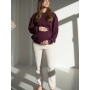 Milk it easy maternity sweater, FM (bordo/mauve wine)