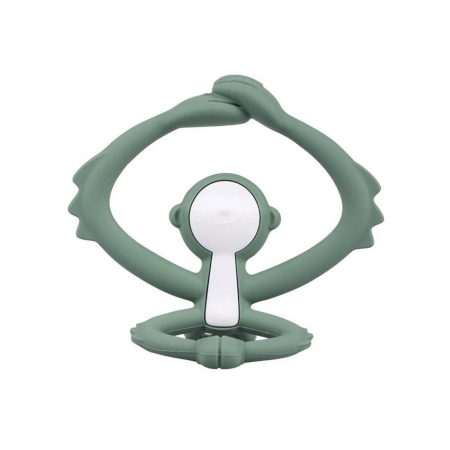 Mombella Monkey Teether Green