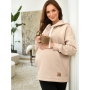 Maternity sweatshirt Megan Beige, Mija