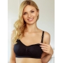 Seamless nursing bra, Skin Flow, black, ARES