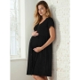 Nightwear for birth and feeding ForMommy MILI (black)