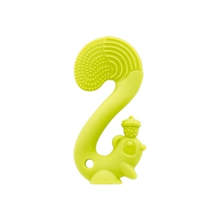 MOMBELLA teether SQUIRREL, green, 3 months+, P8061