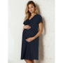 Nightwear for birth and feeding ForMommy MILI (dark blue)