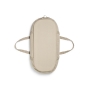 Elodie organic cotton baby nest 0+ with handles Taupe