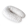 CebaBaby maitinimo pagalvė dżersej multi balta gėlės W-880-000-829