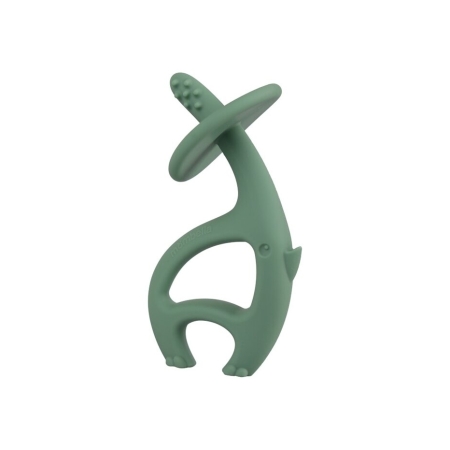 MOMBELLA teether, dancing elephant 3 months+ (Green)