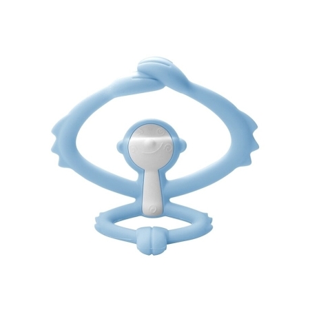 Mombella Monkey Teether Light blue