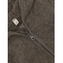 Merino wool jumpsuit with hood HUTTEliHUT Brown melange