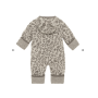 Huttelihut Pram Suit with Ears (Leopard Print, Camel Melange)