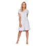 Maternity breastfeeding nightdress by DN (light grey)