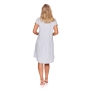 Maternity breastfeeding nightdress by DN (light grey)