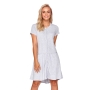 Maternity breastfeeding nightdress by DN (light grey)