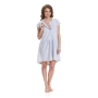 Maternity breastfeeding nightdress by DN (light grey)