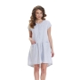 Maternity breastfeeding nightdress by DN (light grey)